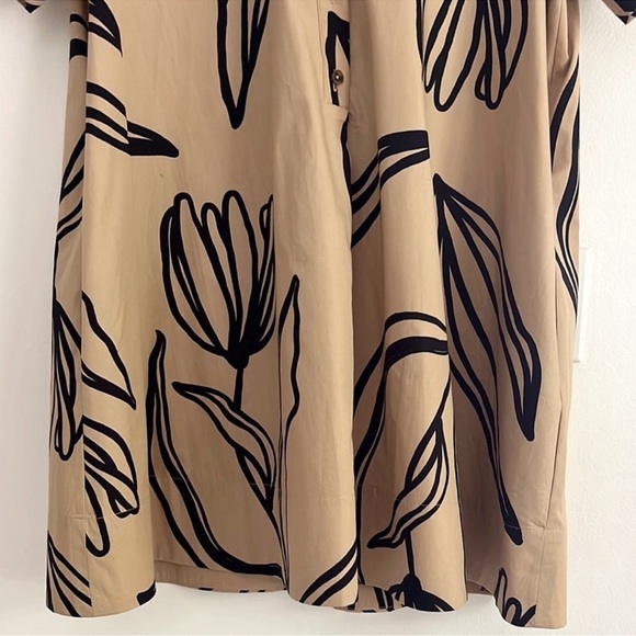 NWT! Anthropologie The Pollie Short-Sleeve Swing Tunic Mini Dress 🟠🦊🏆 - Picture 11 of 16